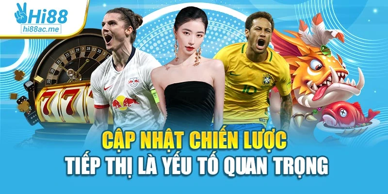 Cập nhật chiến lược tiếp thị là yếu tố quan trọng